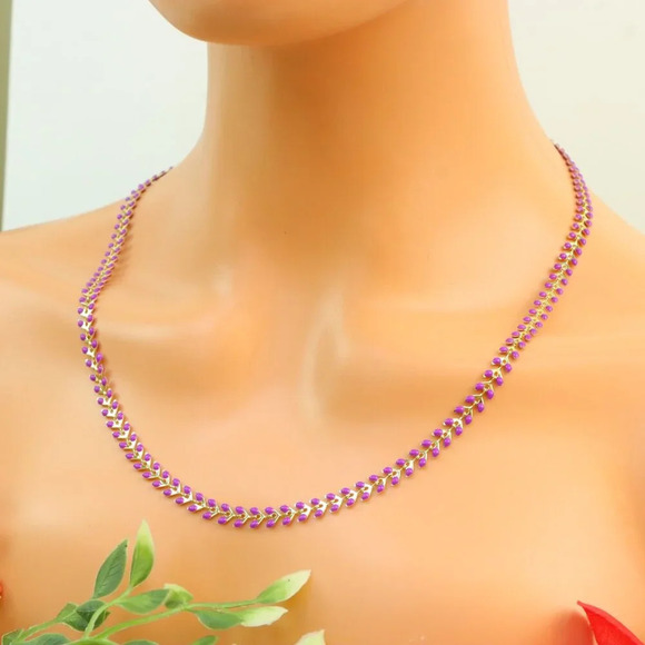 "New Beautiful Design Necklace Chain for Women/Girls, Gift, N641 - Picture 3 of 10